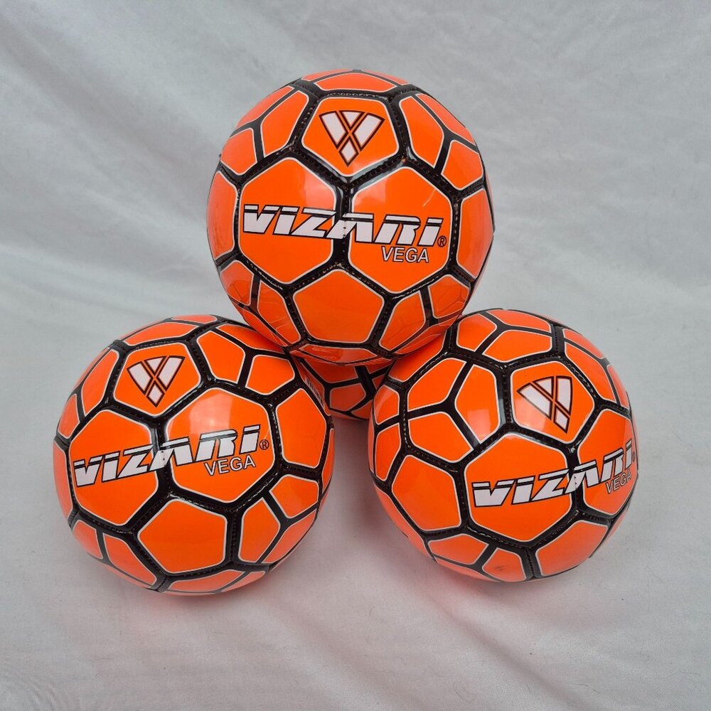 Vizari Vega Soccer Ball Juggler Trainer Practice Orange/Black Sz 1 NEW!!! - Picture 5 of 7